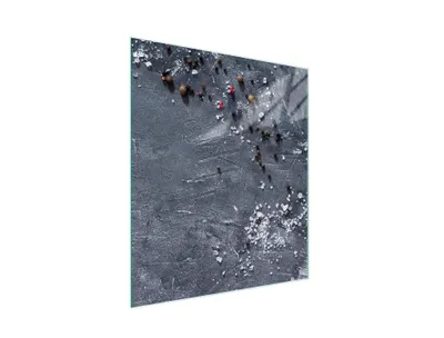 Produktbild von Glasschneidebrett 45x52 schiefer