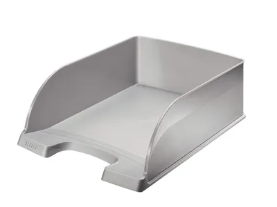 Produktbild von LEITZ Briefablage Plus Jumbo DIN A4 Polystyrol silber