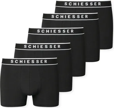 Produktbild von Schiesser Herren Boxershorts 95/5 Organic Baumwolle | 5er Pack | 7851