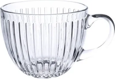 Produktbild von Fuga Becher aus Borosilikatglas, klar, 460 ml, Höhe 8,5 cm, Ø 10,8 cm