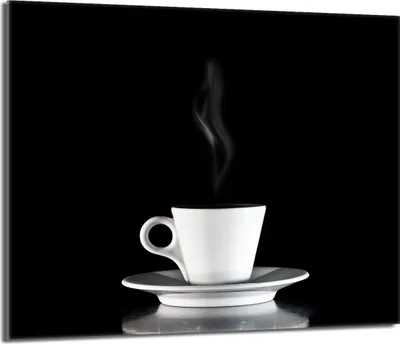 Obrázek produktu pro Kryt varné desky 60x52 Skleněný kryt varné desky Splashback Skleněná deska Deco Prkénko na krájení, černá káva