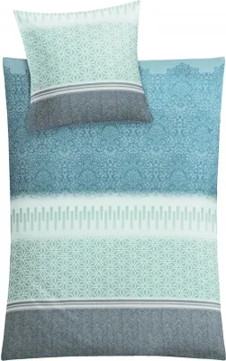Produktbild von Kleine Wolke Bettwäsche Satin, Estrella Petrol, 1-155x220 /1- 80x 80