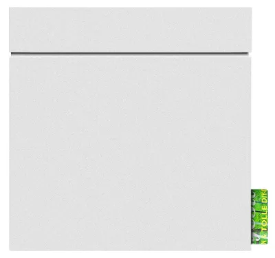 Produktbild von Wetterfeste Wandbriefkasten mit Zeitungsrolle in Weiß