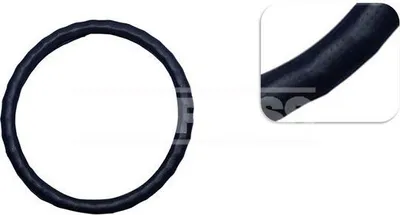 Produktbild von CARPRISS 79323328 Lenkradbezug Polyurethan Ø37-39cm Schwarz Lenkradhülle