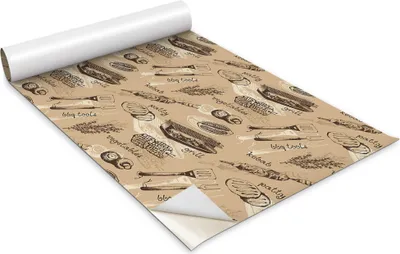 Zdjęcie produktu dla Folia samoprzylepna - Okleina meblowa - Dekoracyjna - Do mebli - Tapeta - Naklejka - Folia - Grill i kebab - 100 x 50 cm