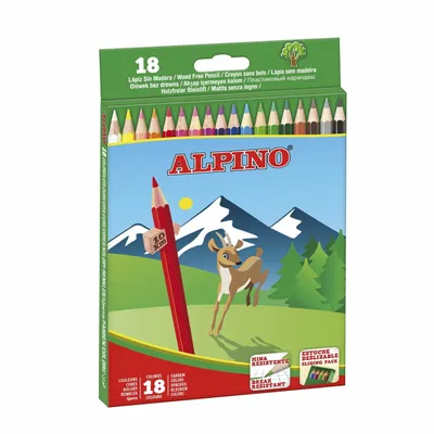 Productafbeelding van Alpino AL010656, Meerdere kleuren, 18 stuks