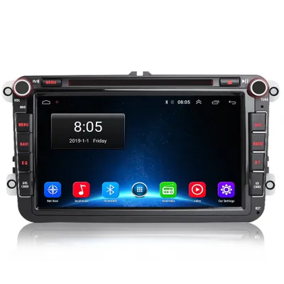Produktbild von 2+32G Für VW Golf 5 6 Tiguan Touran Passat Android12 Autoradio 7'' GPS NAVI DAB+ carplay wifi BT