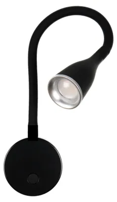 Produktbild von kalb | LED Bettleuchte Tulipano I 4.5W Leseleuchte Bettlampe schwarz weiss Schwarz
