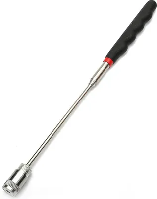 Produktbild von Teleskop-Magnetheber Mit LED-Licht, 75 cm, Magnetstabheber Für Reparaturen, Werkzeug Für Engen Stellen