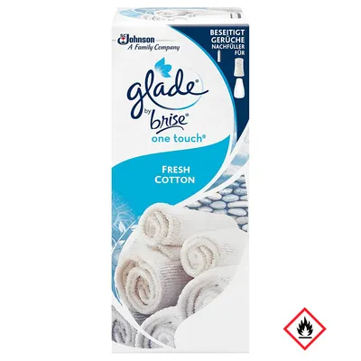 Image de Brise One Touch Pure Clean Linen Glade Recharge Fresh Coton 10ml