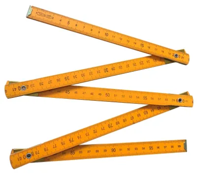 Imagen del producto de Regla de madera plegable de 1 metro