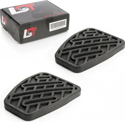 Produktbild von 2x Pedalgummi Belag Kupplungspedal Bremspedal für NISSAN QASHQAI J10