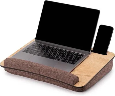 Produktbild von Famanu Laptoptray aus Holz – Eiche & Braun – Design