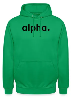 Produktbild von Spreadshirt Stromberg Firmenschriftzug von Alpha Uni Hoodie, L, Kelly Green