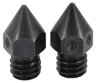 MK8 Düsen 0,6 mm, 2 Stück, gehärteter Stahl für 1,75 mm Filament