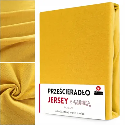 Produktbild von Łóżkoholicy Spannbettlaken Jersey 70x140 cm Gelb