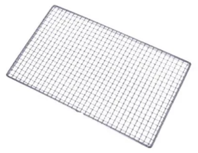 Imagen del producto de Parrilla - Malla de acero inoxidable para cocinar al aire libre - 30 x 45 cm
