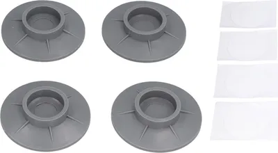 Zdjęcie produktu dla 4Pcs Podkładka pod pralkę z przyssawką antypoślizgowa podkładka redukująca hałas i wibracje