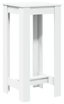 Produktbild von vidaXL Bartisch Weiß 51x50x103,5 cm Holzwerkstoff