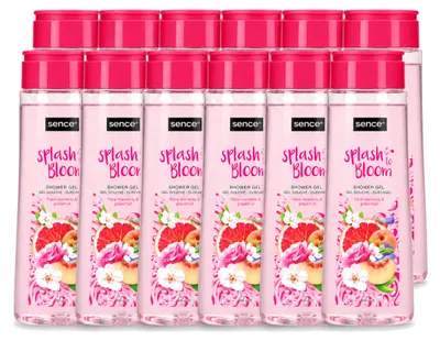 Zdjęcie produktu dla 12 sztuk żelu pod prysznic Sence Floral Moments & Grapefruit, pojemność 300 ml - zestaw ekonomiczny