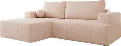 Produktbild von MIRJAN24 Ecksofa Mivo, Wohnzimmmer L-Form mit Schlaffunktion und Bettkasten (Farbe: Trilla 222.04, Seite: Links)