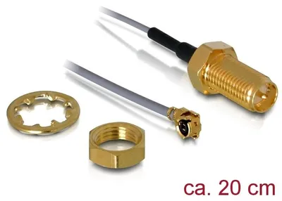 Produktbild von DeLOCK WLAN SMA antenna connection for installation, 0,2 m