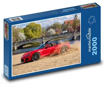 Produktbild von Puzzle 2000 Cabriolet im Dünenrennen - martinpuzzle