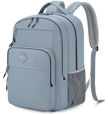 Image de Omgoods - Sac à dos scolaire léger pour adolescents, avec compartiment pour ordinateur portable de 15,6 pouces