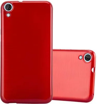 Produktbild von Cadorabo Hülle für HTC Desire 820 Schutz Hülle in Rot Schutzhülle TPU Silikon Etui Case Cover