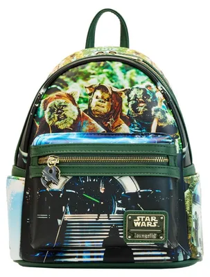 Image de Loungefly Plecak Star Wars: Powroty Jedi 25cm – Funkcjonalny i Stylowy