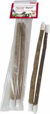 Produktbild von Elmato 10625  Natursitzstäbe mit Kunststoffkappen, 35 cm, 8 Stück