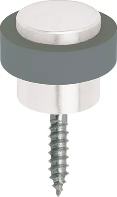 Produktbild von Bodentürstopper Türpuffer Türstopper ø 48mm (Bohr) silber eloxiert