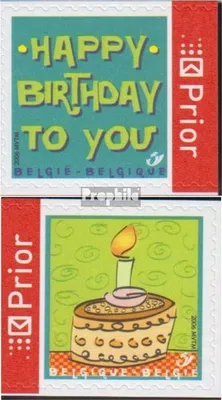 Produktbild von Briefmarken Belgien 2006 Mi 3637D-3638D (kompl.Ausg.) gestempelt Grußmarken