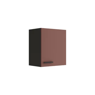 Produktbild von Optifit Hängeschrank Nizza407 BxTxH 50 x 34,6 x 57,6 cm rostrot matt zerlegt Anschlag reversibel KUNI O506-9+