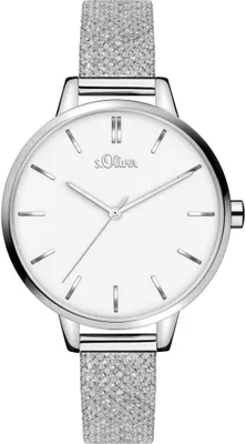 A close-up studio shot of a women's wristwatch.