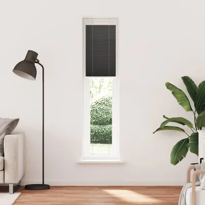 Zdjęcie produktu dla vidaXL Roleta plisowana czarna 50x200 cm szerokość tkaniny 49,4 cm poliester