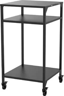 Produktbild von COZZE Hoher Outdoor Pizza Tisch 60 schwarz Grillwagen