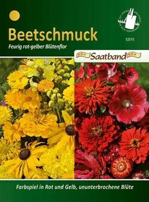Produktbild von Beetschmuck gelb & rot (Saatband) | Saatbänder & Saatplatten von N.L. Chrestensen