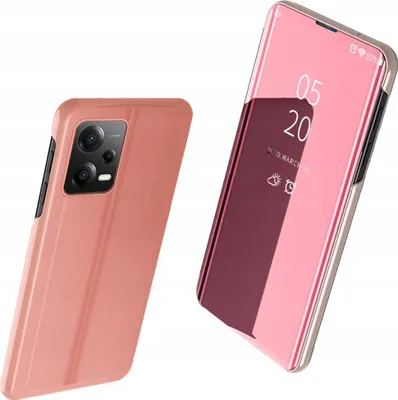 Obrázok produktu pre Clear View Case Case Cover pre Xiaomi Redmi Note 12 5G Pink