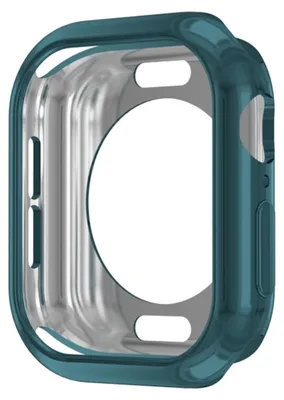 Obrázok produktu pre Pre Apple Watch Series 11 / 10 46mm TPU ochranné puzdro s okrúhlym otvorom Design Blue