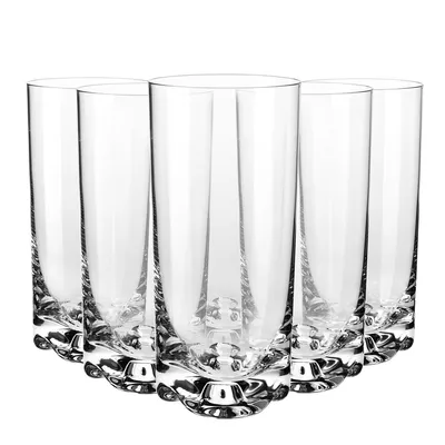 Produktbild von KROSNO Gläser 6x350ml LONGDRINK FÜR GETRÄNKE WASSER SÄFTE COCKTAILS MIXOLOGIE