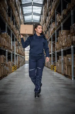 Produktbild von Leibwächter Damen Bundhose Flex-Line FLXDH30 Gr. 42 marine/schwarz