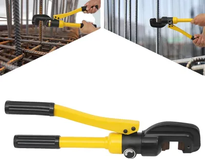 Zdjęcie produktu dla Hydrauliczny przecinak do prętów zbrojeniowych, siła cięcia 13 ton, maksymalny rozmiar 22 mm, trwała konstrukcja