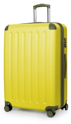 Immagine prodotto di HAUPTSTADTKOFFER Spree - Valigia grande espandibile XL trolley holdall rotante valigia check-in 4 ruote doppie, TSA, 75 cm, 119 L,Lemon