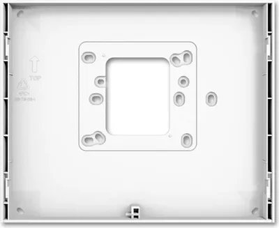 Image de Boîtier pour montage en surface blanc - Cadre de montage pour interphone 42381S-W-03