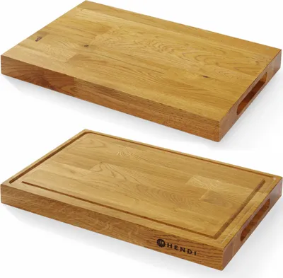 Produktbild von Servierbrett aus Eiche, 42 x 28 cm, 4 cm dick