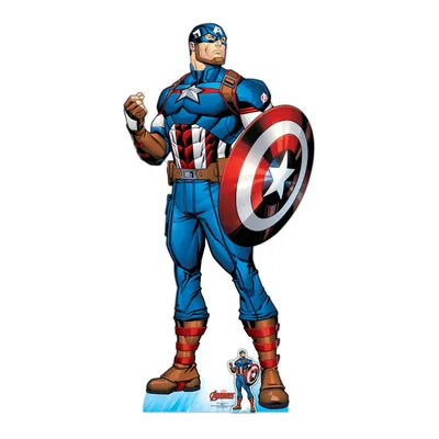 Produktbild von Captain America - Super Hero - Pappaufsteller Standy - 94x191 cm