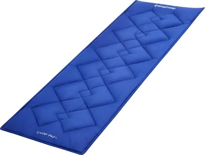Image de Coussin d'assise en coton 190 x 64 cm pour lit de camping ou chaise longue de jardin