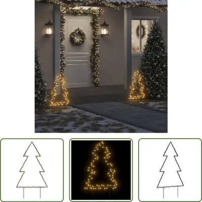 Obrázek produktu pro Vánoční stromek The Living Store se zemními hroty a 80 LED diodami 60 cm