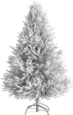 Immagine prodotto di Albero di Natale artificiale bianco, 6 piedi, 533 punte, supporto incluso